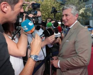 MILAN, ITALY - JULY 29: Daniele Prade of ACF Fiorentina speaks to the media prior to the Serie A 2019/2020 fixture unveiling on July 29, 2019 in Milan, Italy. (Photo by Emilio Andreoli/Getty Images for Lega Serie A)